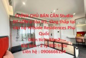 CHÍNH CHỦ BÁN CĂN Studio DT LỚN ở tòa H1, tầng thấp tại căn hộ Hillside Residences Phú Quốc